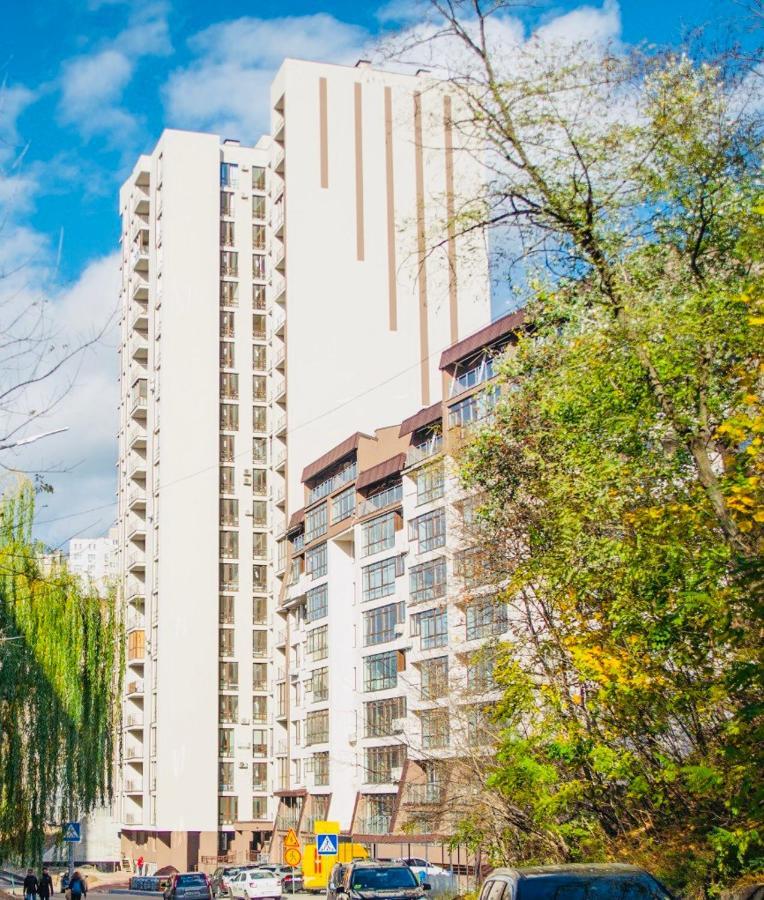 Панорамные Апартаменты В Новом Доме Kiev Bagian luar foto